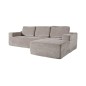 Shaiselongue dcha. (envasado al vacio) mod. Dulce beig y gris
