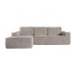 Shaiselongue izda. (envasado al vacio) mod. Dulce beig y gris