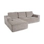 Shaiselongue izda. (envasado al vacio) mod. Dulce beig y gris