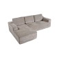 Shaiselongue izda. (envasado al vacio) mod. Dulce beig y gris