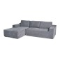 Shaiselongue izda. (envasado al vacio) mod. Dulce beig y gris