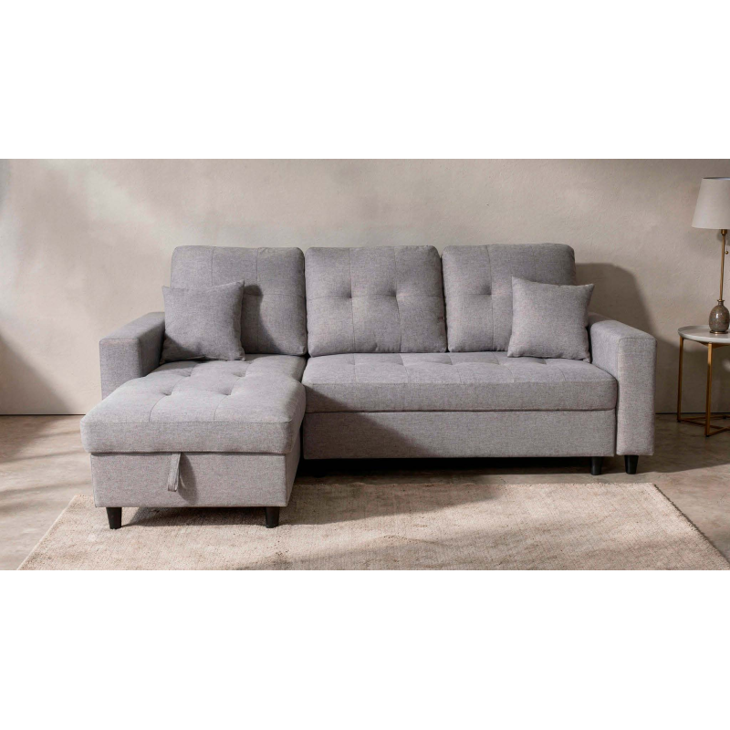 Shaiselongue c/arcón dcha. mod. Norman tap.malmo 90 gris Shaiselongue c/arcón dcha. mod. Norman tap.malmo 90 gris
