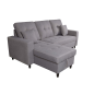 Shaiselongue c/arcón dcha. mod. Norman tap.malmo 90 gris Shaiselongue c/arcón dcha. mod. Norman tap.malmo 90 gris