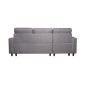Shaiselongue c/arcón dcha. mod. Norman tap.malmo 90 gris Shaiselongue c/arcón dcha. mod. Norman tap.malmo 90 gris