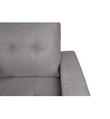 Shaiselongue c/arcón dcha. mod. Norman tap.malmo 90 gris