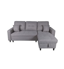 SHAISELONGUE C/ARCÓN DCHA. MOD.NORMAN TAP.MALMO 90 GRIS