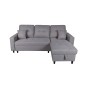 Shaiselongue c/arcón dcha. mod. Norman tap.malmo 90 gris Shaiselongue c/arcón dcha. mod. Norman tap.malmo 90 gris