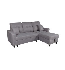 SHAISELONGUE C/ARCÓN DCHA. MOD.NORMAN TAP.MALMO 90 GRIS