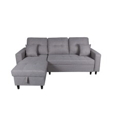 Shaiselongue c/arcón izda. mod. Norman tap.malmo 90 gris