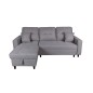 Shaiselongue c/arcón izda. mod. Norman tap.malmo 90 gris