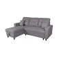 Shaiselongue c/arcón izda. mod. Norman tap.malmo 90 gris