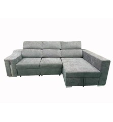 SHAISELONGUE CAMA XL DCHA. MOD.MENUA BEIG Y GRIS