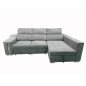 Shaiselongue cama xl dcha. mod. Menua beig y gris