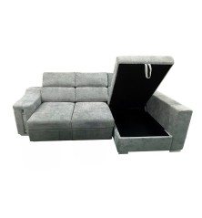 SHAISELONGUE CAMA XL DCHA. MOD.MENUA BEIG Y GRIS
