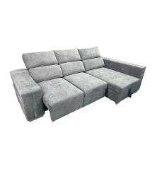 SHAISELONGUE CAMA XL DCHA. MOD.MENUA BEIG Y GRIS