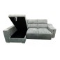 Shaiselongue cama xl izda . mod. Menua beig y gris Shaiselongue cama xl izda . mod. Menua beig y gris