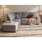 Shaiselongue cama dcha. mod. Isis tap.malmo 90 gris