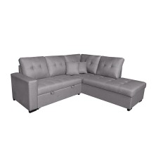 SHAISELONGUE CAMA DCHA. MOD.ISIS TAP.MALMO 90 GRIS