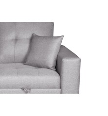 SHAISELONGUE CAMA DCHA. MOD.ISIS TAP.MALMO 90 GRIS