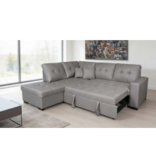 Shaiselongue cama dcha. mod. Isis tap.malmo 90 gris