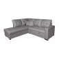 Shaiselongue cama izda. mod. Isis tap.malmo 90 gris