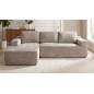 Shaiselongue izda. (envasado al vacio) mod. Dulce beig y gris
