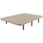 Base tapizada Vega con aireadores y Juego de 6 patas cilindricas Base tapizada Vega con aireadores y Juego de 6 patas cilindricas