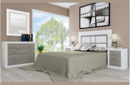 Dormitorio modelo lara 22 color andersen pino gris