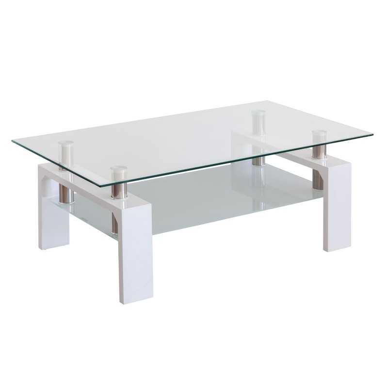 MESA DE CENTRO CRISTAL PATA WENGUÉ MESA DE CENTRO CRISTAL PATA WENGUÉ
