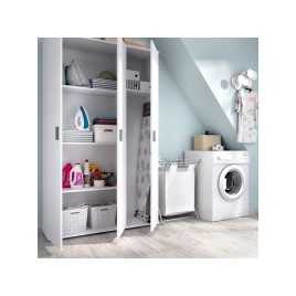 Armario 3 puertas multiuso modelo fit en blanco