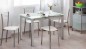Silla de cocina metálica blanca colin (pack 4 sillas) Silla de cocina metálica blanca colin (pack 4 sillas)