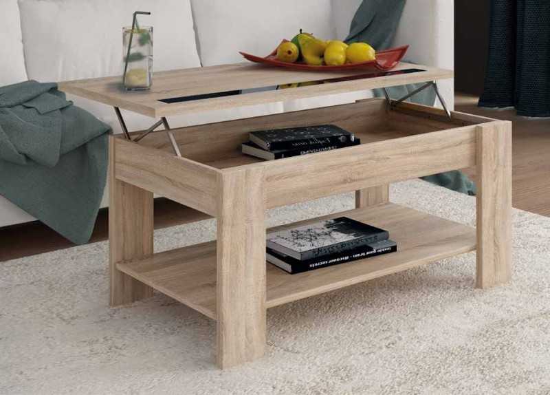 Mesa de Centro Elevable para El Salón, Mesa de Centro Pequeña con