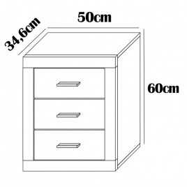Dormitorio modelo lara 59 cabezal deva cambria blanco