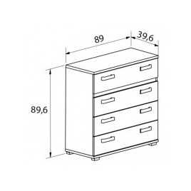 DORMITORIO MODELO PRIEGO CABECERO TAPIZADO  COLOR CAMBRIA GRAFITO luces leds