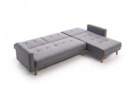 Chaiselongue cama clic clac tela gris modelo abartys