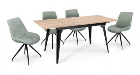 MESA DE COMEDOR MODELO GAMMA EN ROBLE O CEMENTO