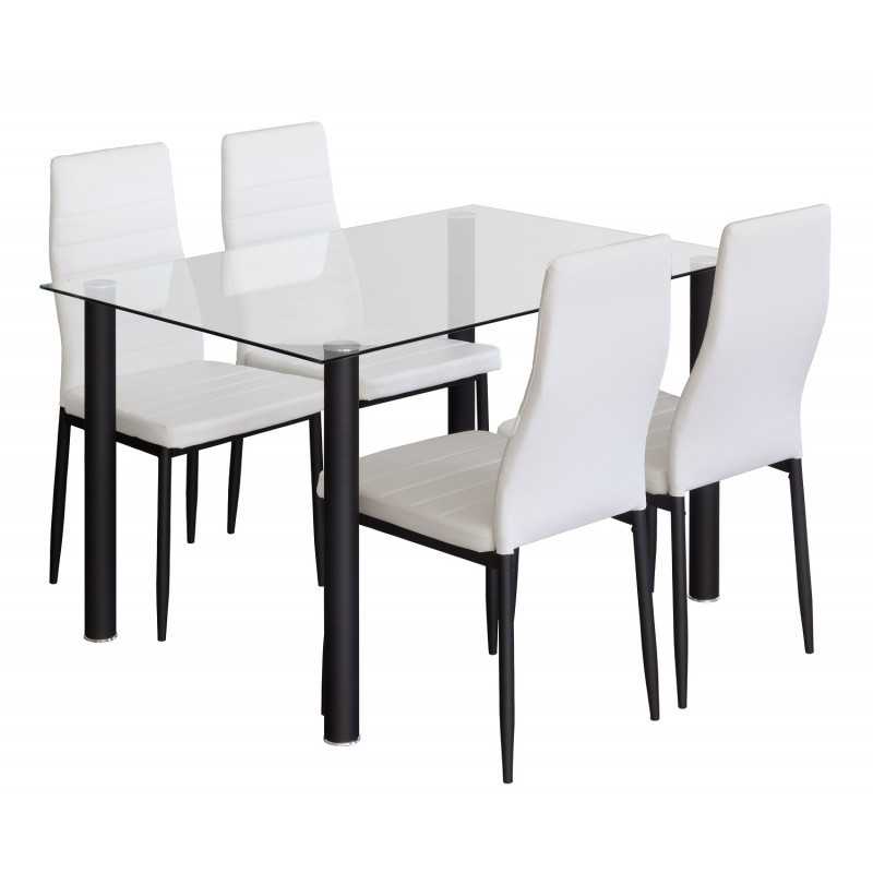 CONJUNTO MESA + 4 SILLAS LEIRE CONJUNTO MESA + 4 SILLAS LEIRE