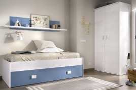 CAMA NIDO+ESTANTERIA MODELO NOA EN VARIOS COLORES dormitorios juveniles 156,00 € 128,93 €