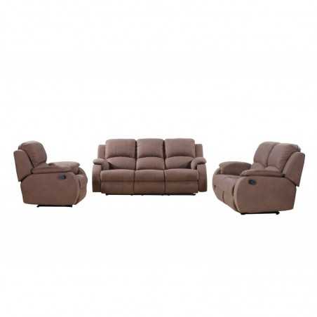 SOFÁS MARVIN, Sofas 3 y 2 plazas Silla de Comedor Harris en tela Gris| Muebles de comedor de
