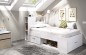 Cama compacta lanka con cabezal cajones y arcon Cama compacta lanka con cabezal cajones y arcon