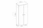 Armario 2 puertas dina, blanco natural Armario 2 puertas dina, blanco natural