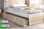 Cama arrastre dina 90x190 natural blanco Cama arrastre dina 90x190 natural blanco