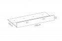 CAMA ARRASTRE DINA 90X190 NATURAL BLANCO dormitorios juveniles 78,00 € 64,46 €