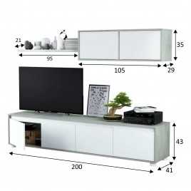 COMPOSICION SALON MODELO HOME, VARIOS COLORES