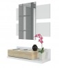 Recibidor modelo modern en roble canadian/blanco artik Recibidor modelo modern en roble canadian/blanco artik