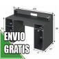 Mesa dordenador modelo gamer en gris antracita Mesa dordenador modelo gamer en gris antracita