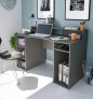 Mesa dordenador modelo gamer en gris antracita Mesa dordenador modelo gamer en gris antracita