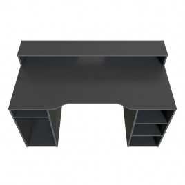 MESA DORDENADOR MODELO GAMER EN GRIS ANTRACITA