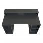 Mesa dordenador modelo gamer en gris antracita Mesa dordenador modelo gamer en gris antracita
