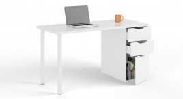 MESA DESPACHO REVERSIBLE MODELO SANSA , EN BLANCO